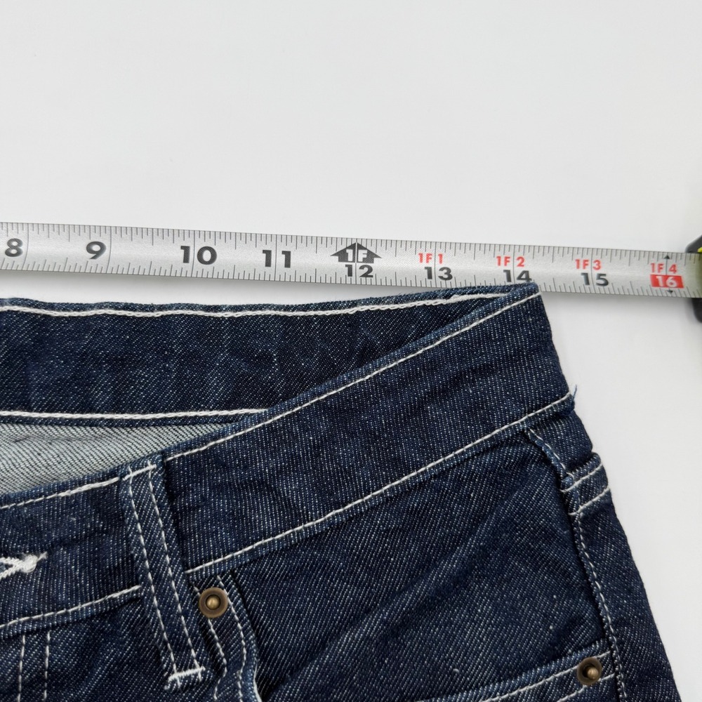 Wild Fable High Rise Straight Carpenter Jeans Dark Wash Contrast Stitch 6/32 - Picture 7 of 11